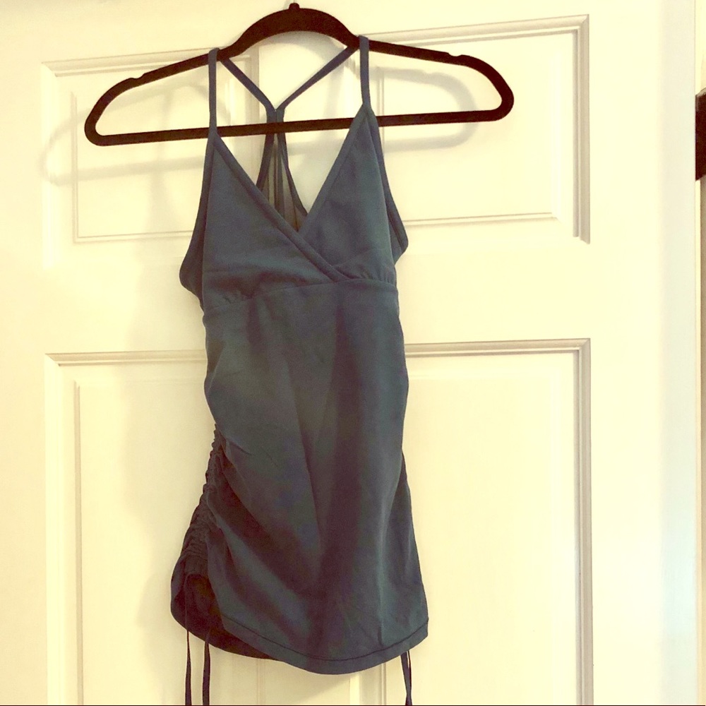Lululemon Teal V Neck Tank